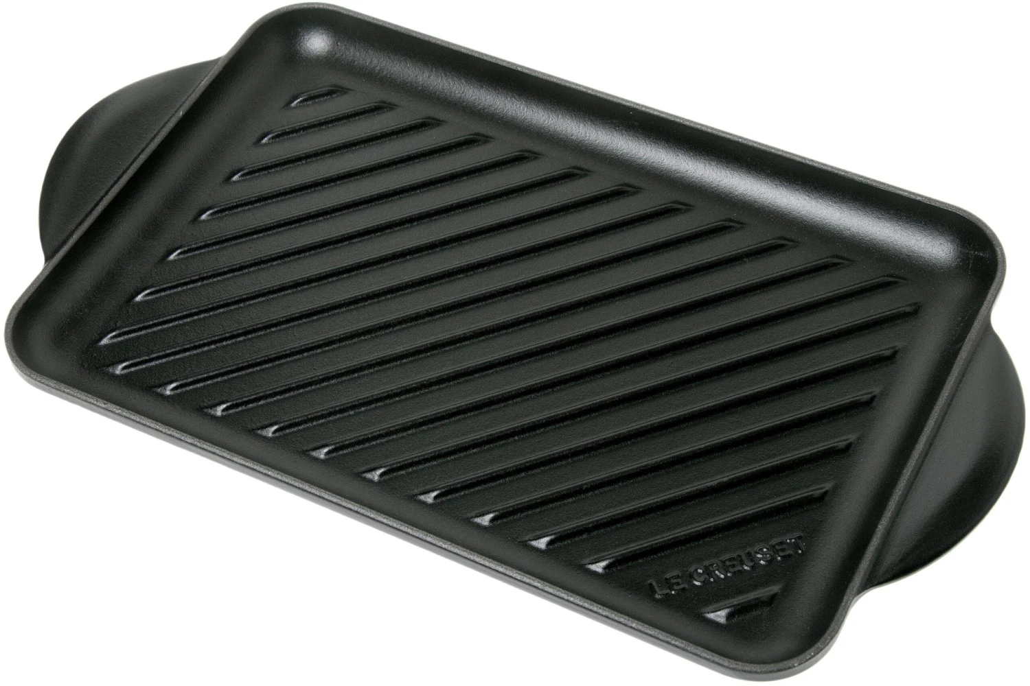 Le Creuset La Fonte Enamel Rectangular Grill Pan 32 Cm, Black 1 Le Creuset La Fonte Enamel Rectangular Grill Pan 32 Cm, Black