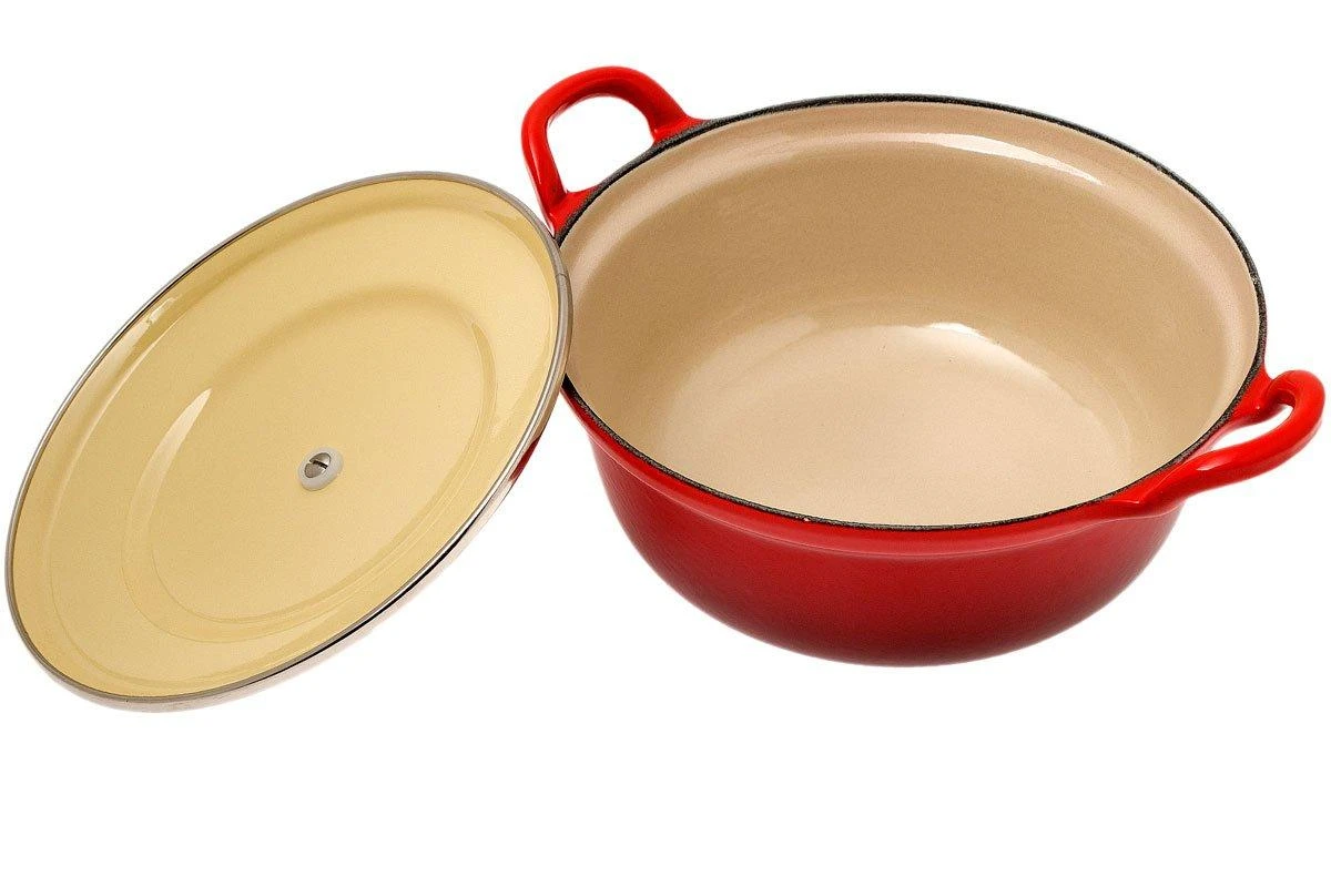 Le Creuset Faitout / Frying Pan 20 Cm, 1,7L Red 2 Le Creuset Faitout / Frying Pan 20 Cm, 1,7L Red - Billede 2