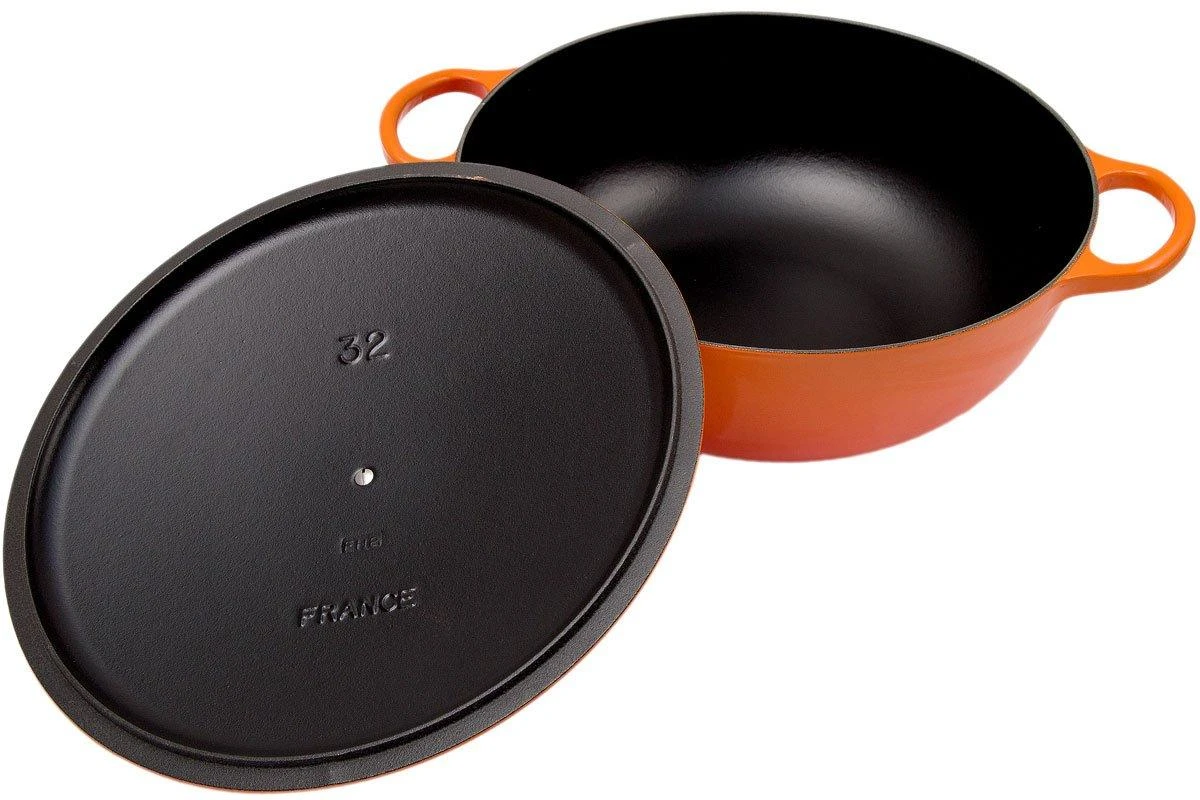 Le Creuset Signature Marmite 32cm, 7l Orange-red 2 Le Creuset Signature Marmite 32cm, 7l Orange-red - Billede 2