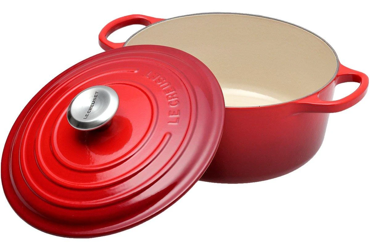 Le Creuset Casserole - Cocotte 24 Cm, 4.2 L Red 2 Le Creuset Casserole - Cocotte 24 Cm, 4.2 L Red - Billede 2
