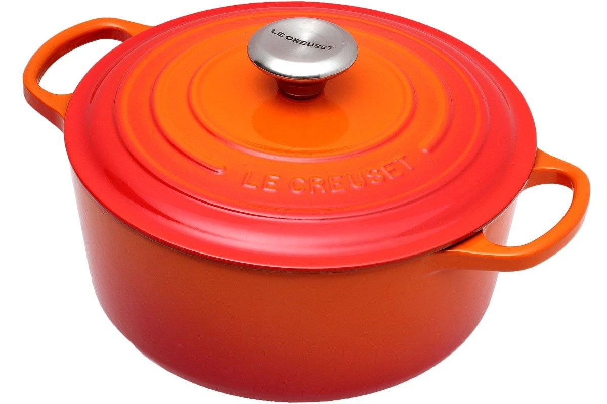 Le Creuset Casserole - Cocotte 24 Cm, 4.2 L Orange 1 Le Creuset Casserole - Cocotte 24 Cm, 4.2 L Orange