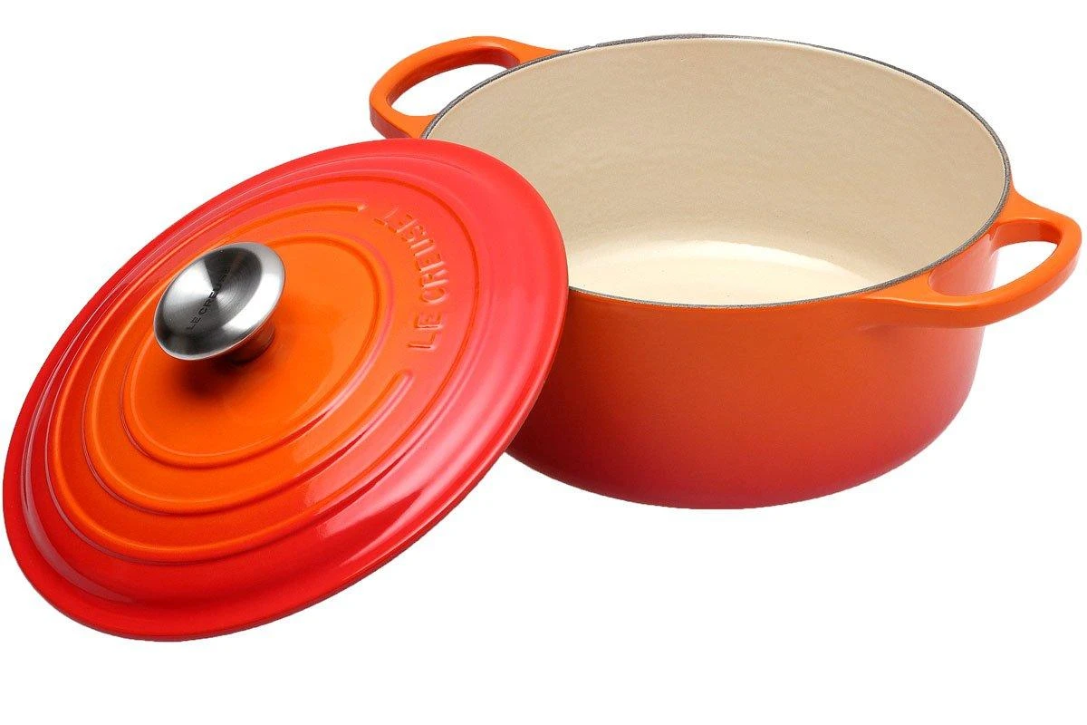 Le Creuset Casserole - Cocotte 24 Cm, 4.2 L Orange 2 Le Creuset Casserole - Cocotte 24 Cm, 4.2 L Orange - Billede 2