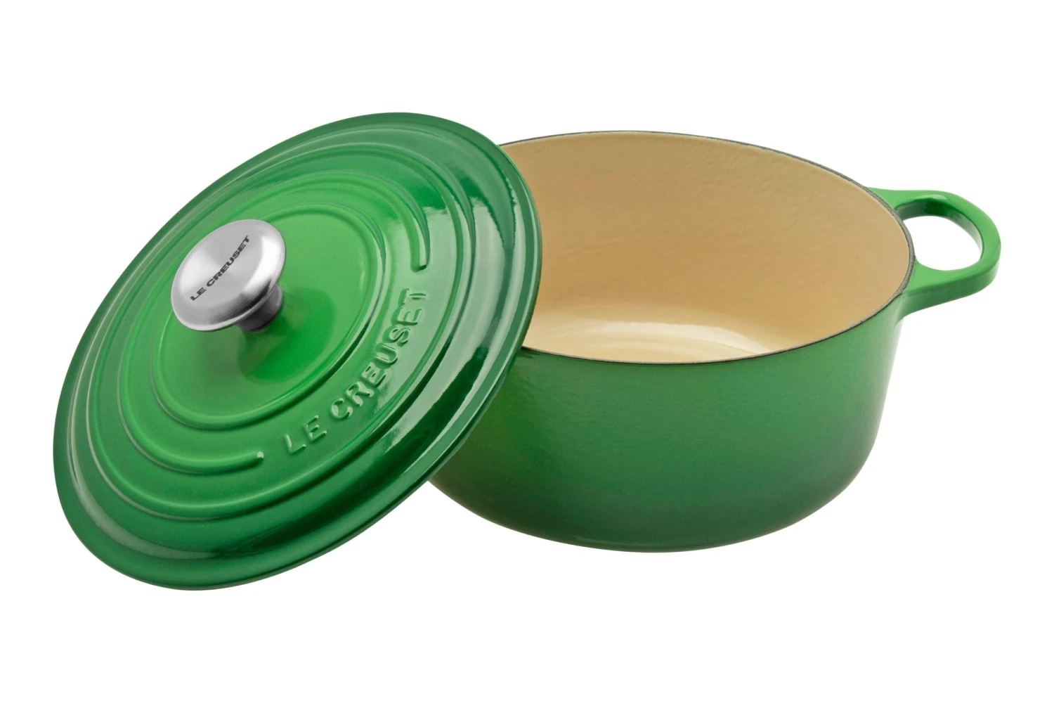 Le Creuset Casserole - Cocotte 24 Cm, 4.2 L Green 2 Le Creuset Casserole - Cocotte 24 Cm, 4.2 L Green - Billede 2