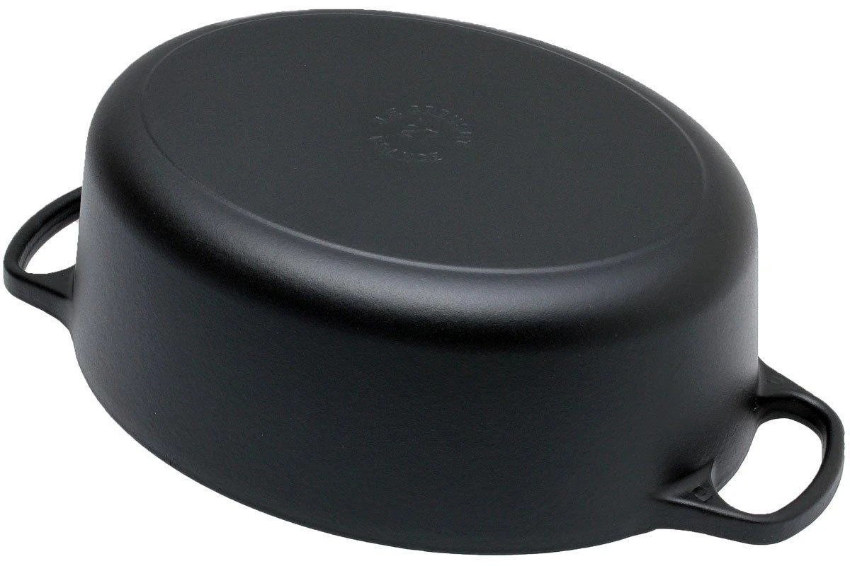 Le Creuset Casserole-cocotte Oval 27cm, 4,1 L Black 3 Le Creuset Casserole-cocotte Oval 27cm, 4,1 L Black - Billede 3