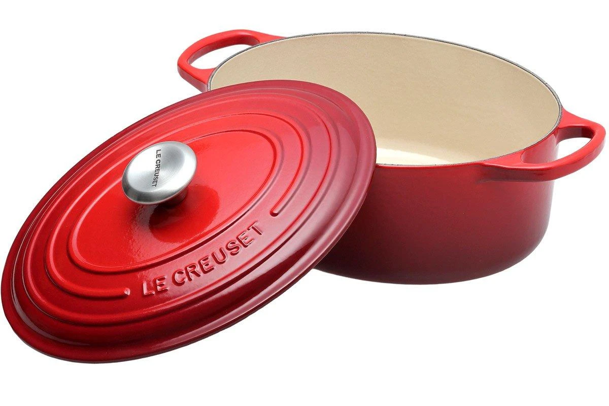 Le Creuset Casserole-cocotte Oval 29cm, 4,7 L Red 2 Le Creuset Casserole-cocotte Oval 29cm, 4,7 L Red - Billede 2