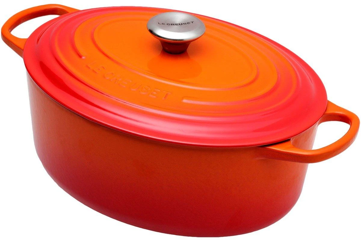 Le Creuset Casserole-cocotte Oval 31cm, 6,3 L Orange 1 Le Creuset Casserole-cocotte Oval 31cm, 6,3 L Orange