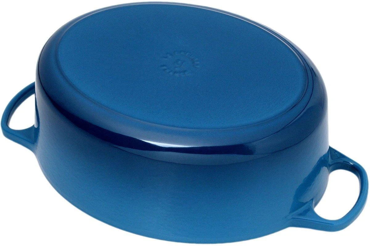 Le Creuset Casserole-cocotte Oval 31cm, 6,3 L Blue 3 Le Creuset Casserole-cocotte Oval 31cm, 6,3 L Blue - Billede 3