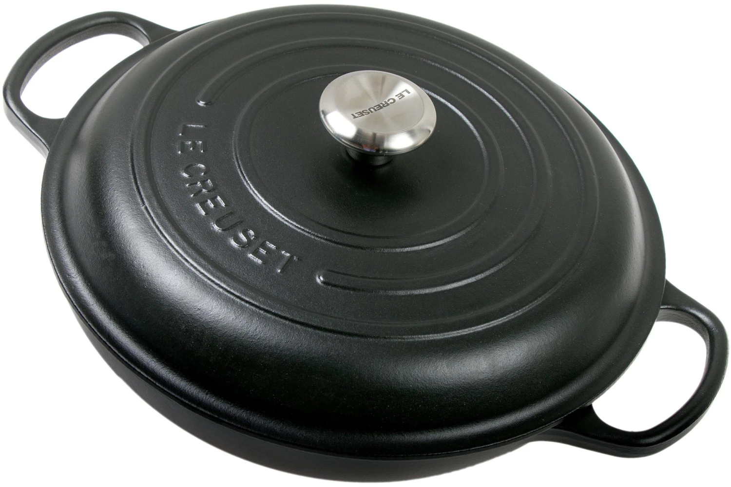 Le Creuset Campagnards Frying Pan 30 Cm, 3,5L Black 1 Le Creuset Campagnards Frying Pan 30 Cm, 3,5L Black