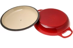 Le Creuset Campagnards Frying Pan 30 Cm, 3,5L Red -Friluftslageret Butik LC21180300602430 03 le creuset lc21180300602430 03