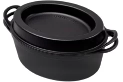 Le Creuset Doufeu Cast-iron Casserole Oval, 32 Cm, 7.2L Black