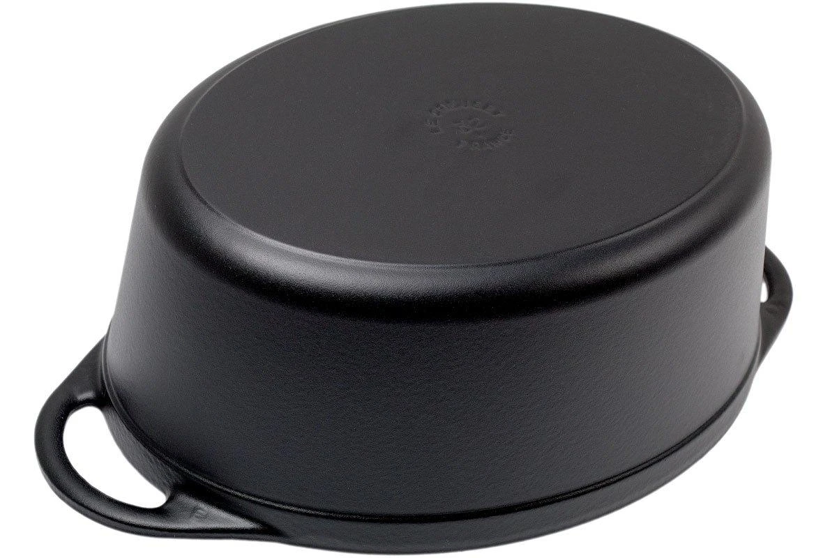 Le Creuset Doufeu Cast-iron Casserole Oval, 32 Cm, 7.2L Black 3 Le Creuset Doufeu Cast-iron Casserole Oval, 32 Cm, 7.2L Black - Billede 3