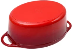 Le Creuset Doufeu Cast-iron Casserole Oval, 32 Cm, 7.2L Red -Friluftslageret Butik LC25084320602460 03 le creuset lc25084320602460 03