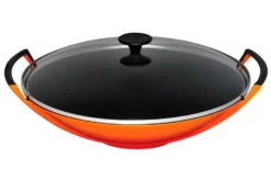 Le Creuset La Fonte Enamel Wok 36 Cm, Orange