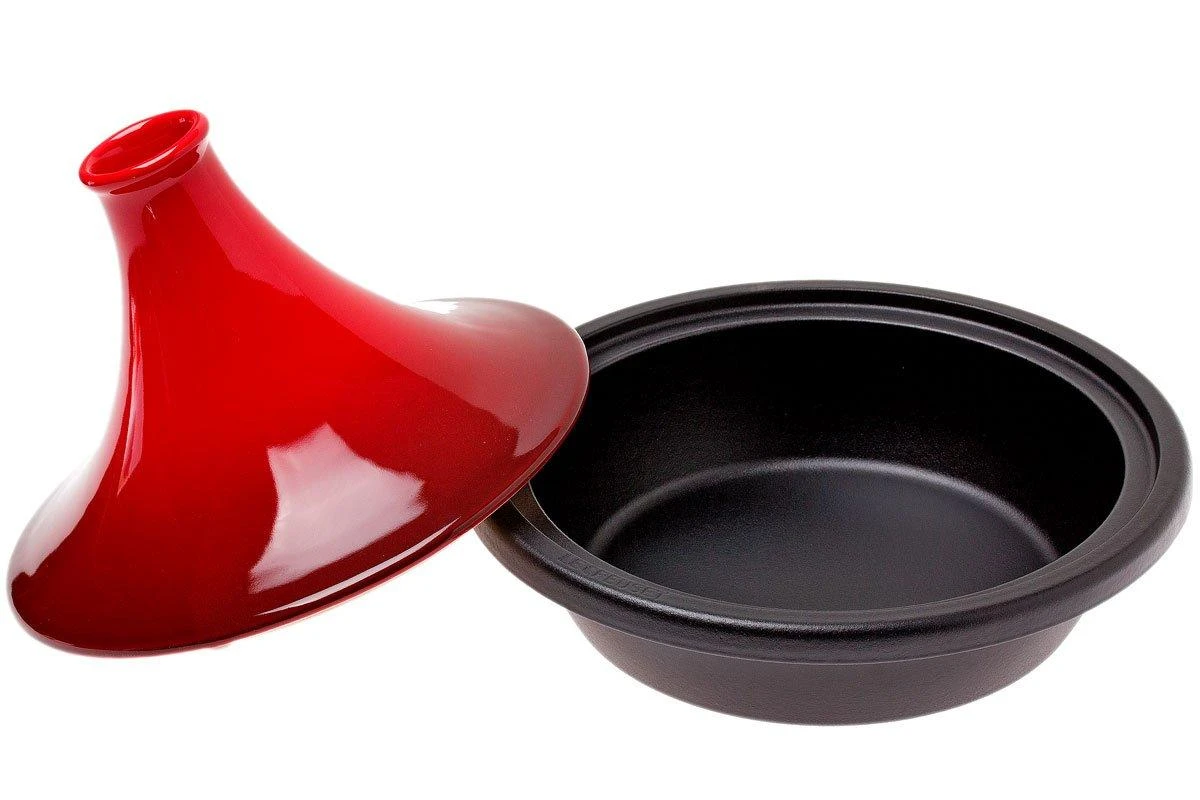 Le Creuset Tagine 27 Cm, 2L Cherry 2 Le Creuset Tagine 27 Cm, 2L Cherry - Billede 2