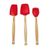 Le Creuset Premium Silicone Spatula 3-piece Set, Cherry Red