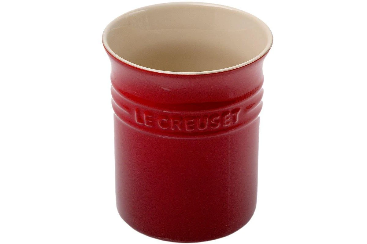 Le Creuset Utensil Jar Cherry Red, 15 Cm 1 Le Creuset Utensil Jar Cherry Red, 15 Cm
