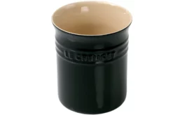 Le Creuset Ceramic Utensil Jar, Black, 15 Cm