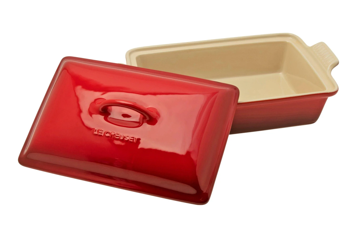 Le Creuset Rectangular Oven Dish With Lid, 33 Cm, Red 3 Le Creuset Rectangular Oven Dish With Lid, 33 Cm, Red - Billede 3