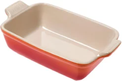 Le Creuset Rectangular Oven Dish 1.08 L, 19 Cm, Orange-red
