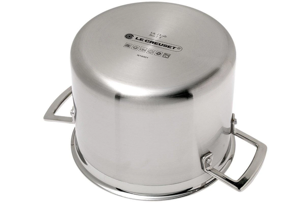 Le Creuset 3-ply Casserole With Pasta Tray, 20 Cm, 5L 4 Le Creuset 3-ply Casserole With Pasta Tray, 20 Cm, 5L - Billede 4