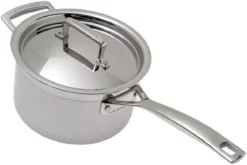Le Creuset 3-ply Saucepan With Lid, 18 Cm, 2,8L