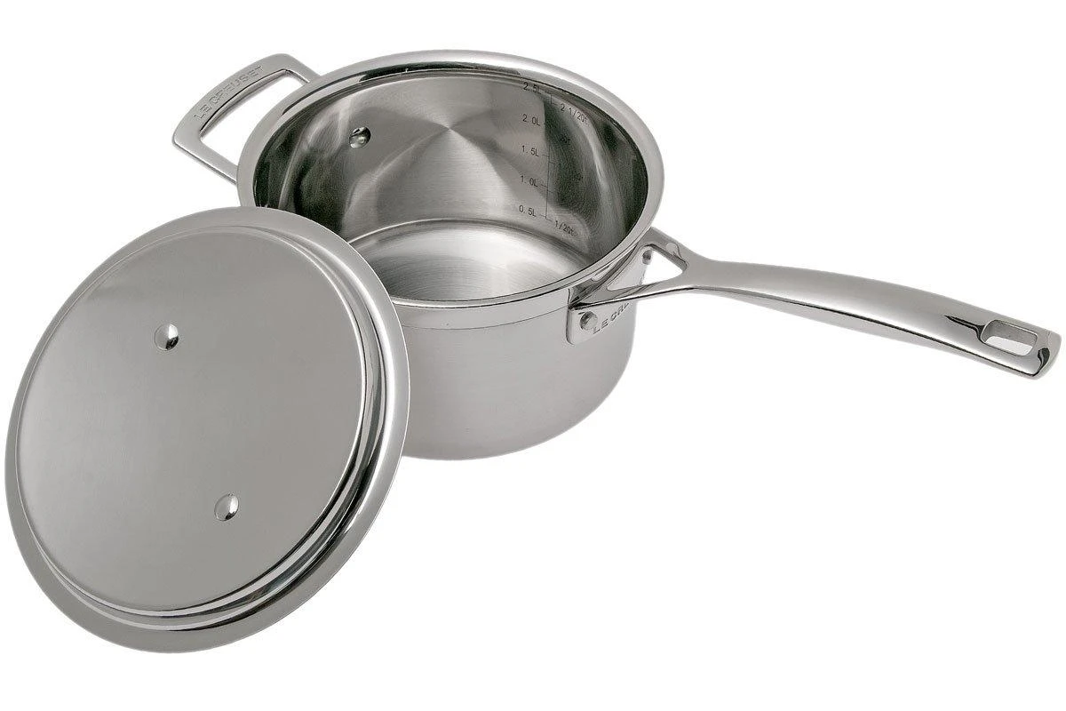 Le Creuset 3-ply Saucepan With Lid, 18 Cm, 2,8L 2 Le Creuset 3-ply Saucepan With Lid, 18 Cm, 2,8L - Billede 2