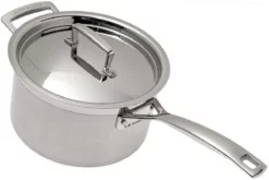 Le Creuset 3-ply Saucepan With Lid, 20 Cm, 3,8L