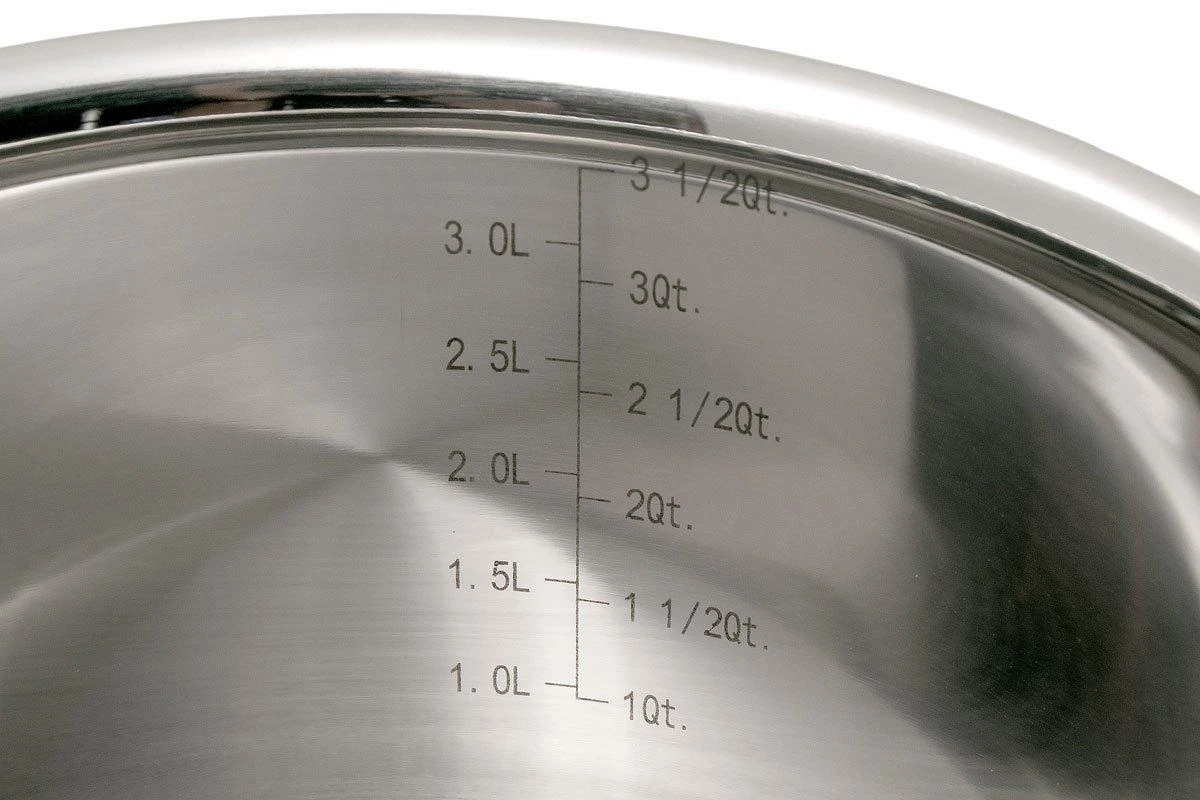 Le Creuset 3-ply Saucepan With Lid, 20 Cm, 3,8L 3 Le Creuset 3-ply Saucepan With Lid, 20 Cm, 3,8L - Billede 3