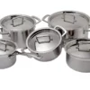 Le Creuset 3-ply 5-piece Pan Set