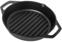 Lodge Frying Pan/grill Pan With Two Handles L8GPL, Diameter Approx. 26 Cm