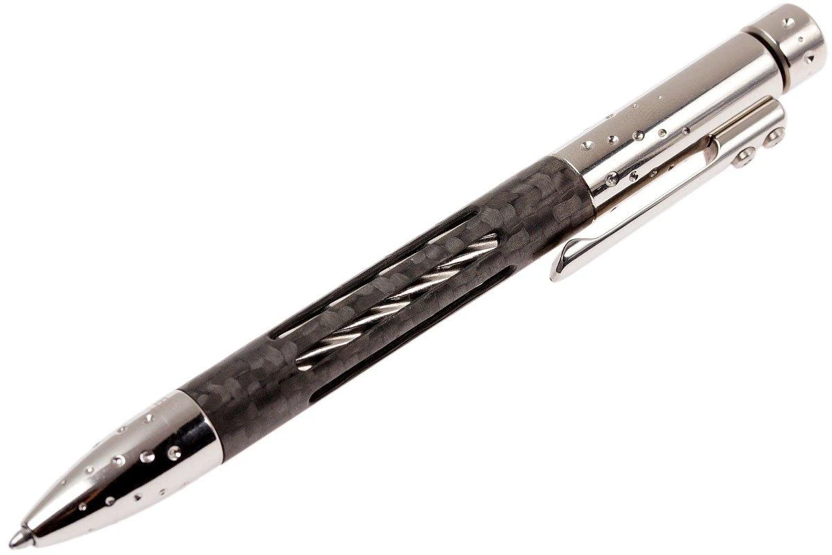 LionSteel Nyala Carbon Fiber Grey Shine Pen NY-FC-GYS 4 LionSteel Nyala Carbon Fiber Grey Shine Pen NY-FC-GYS - Billede 4