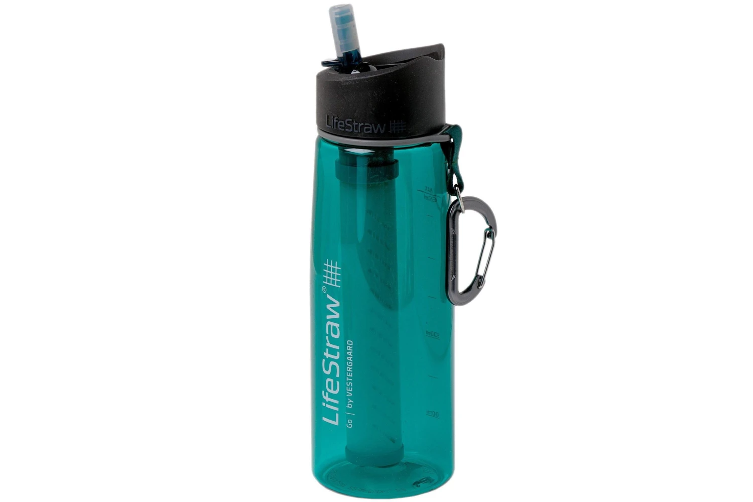LifeStraw Go 2-stage Water Bottle With Filter, Teal 1 LifeStraw Go 2-stage Water Bottle With Filter, Teal