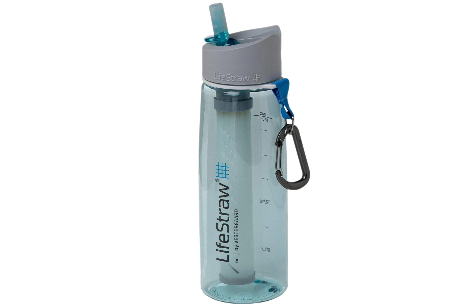 LifeStraw Go 2-stage Water Bottle With Filter, Light Blue 1 LifeStraw Go 2-stage Water Bottle With Filter, Light Blue