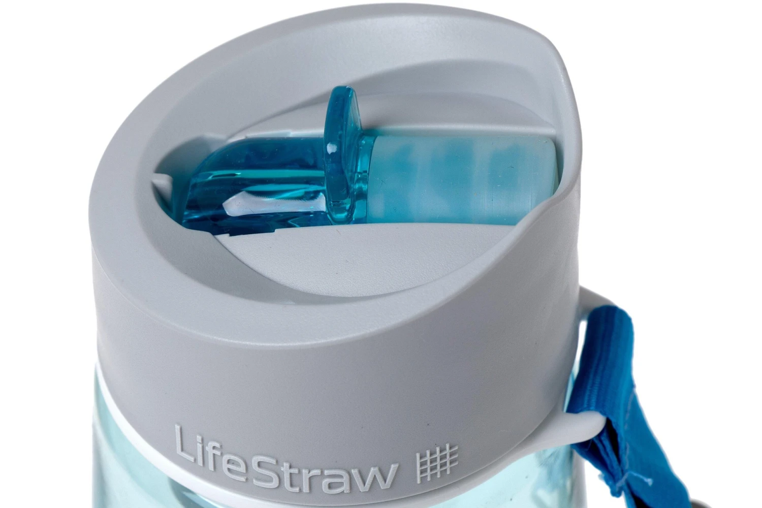 LifeStraw Go 2-stage Water Bottle With Filter, Light Blue 3 LifeStraw Go 2-stage Water Bottle With Filter, Light Blue - Billede 3