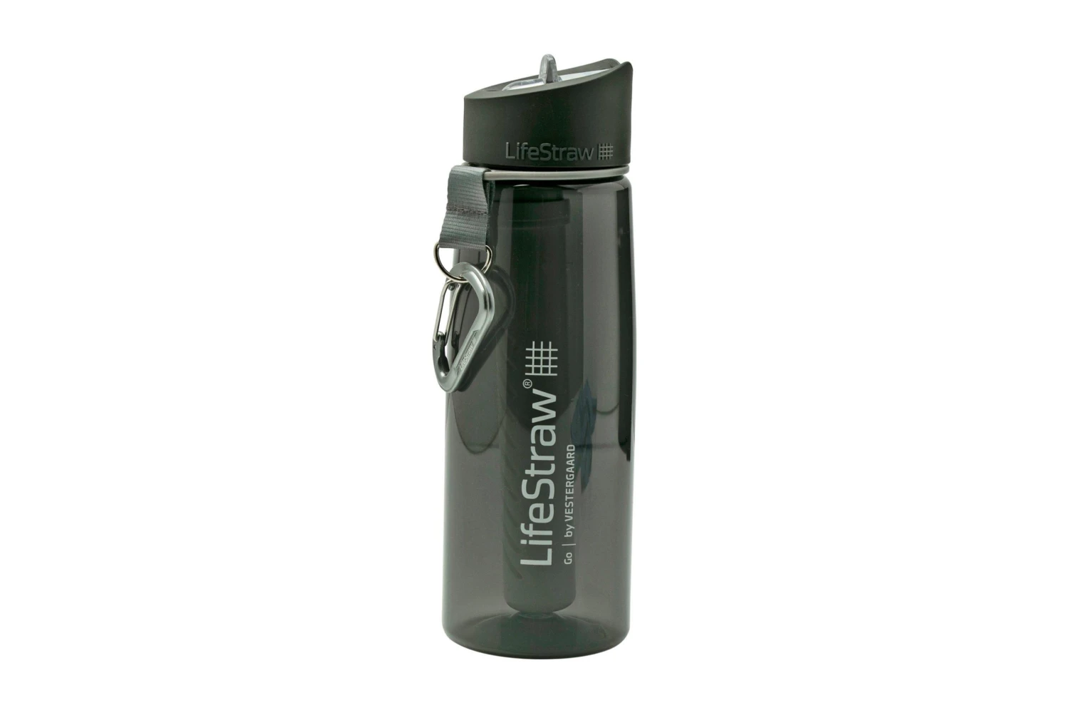 LifeStraw Go 2-stage Dark Grey, Water Bottle With Filter 650 ML 1 LifeStraw Go 2-stage Dark Grey, Water Bottle With Filter 650 ML