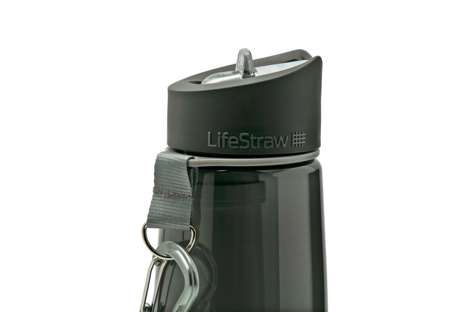 LifeStraw Go 2-stage Dark Grey, Water Bottle With Filter 650 ML 2 LifeStraw Go 2-stage Dark Grey, Water Bottle With Filter 650 ML - Billede 2