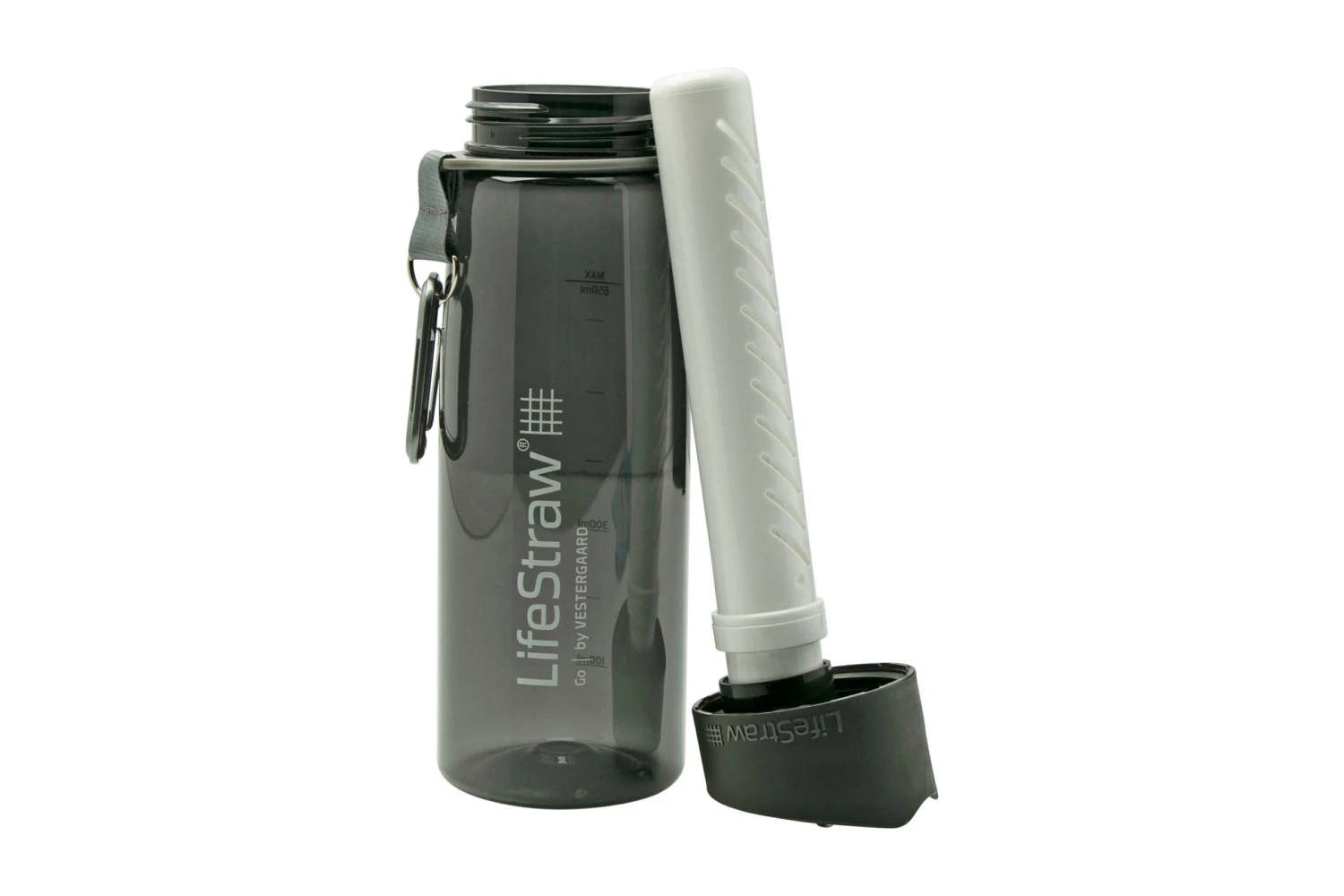 LifeStraw Go 2-stage Dark Grey, Water Bottle With Filter 650 ML 4 LifeStraw Go 2-stage Dark Grey, Water Bottle With Filter 650 ML - Billede 4