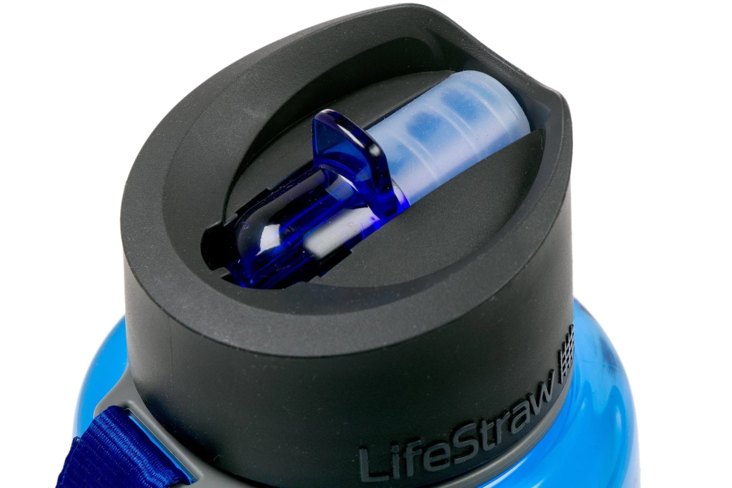 LifeStraw Go 2-stage Water Bottle With Filter 1 Litre, Blue 3 LifeStraw Go 2-stage Water Bottle With Filter 1 Litre, Blue - Billede 3
