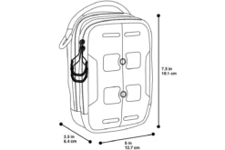 Maxpedition CAP Compact Administration Pouch Grey, AGR 15 Maxpedition CAP Compact Administration Pouch Grey, AGR -Friluftslageret Butik MXCAPGRY 08 maxpedition mxcapgry 08