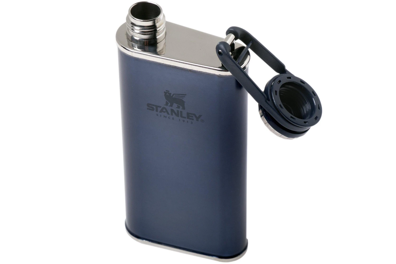Stanley The Easy Fill Wide Mouth Flask 230 Ml, Dark Blue, Hip Flask 2 Stanley The Easy Fill Wide Mouth Flask 230 Ml, Dark Blue, Hip Flask - Billede 2