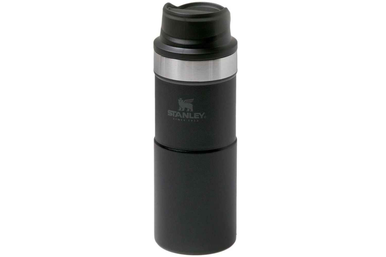 Stanley The Trigger-Action Travel Mug 350 Ml, Matt Black, Thermos 1 Stanley The Trigger-Action Travel Mug 350 Ml, Matt Black, Thermos