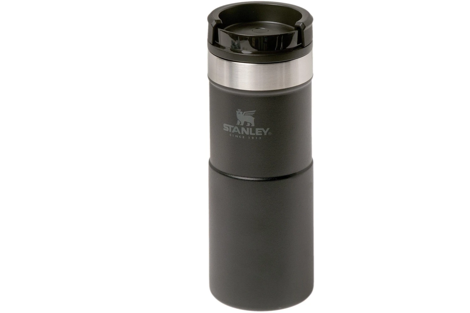 Stanley The NeverLeak Travel Mug, 350 Ml, Black, Thermos Flask 1 Stanley The NeverLeak Travel Mug, 350 Ml, Black, Thermos Flask