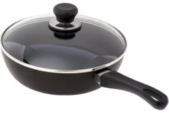 SCANPAN Classic Ceramic Sauté Pan With Lid, 24cm