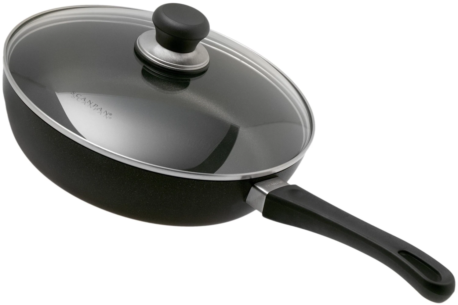 SCANPAN Classic Ceramic Sauté Pan With Lid, 26 Cm 1 SCANPAN Classic Ceramic Sauté Pan With Lid, 26 Cm