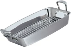 SCANPAN Impact Roasting Tin With Grill , 42x26cm