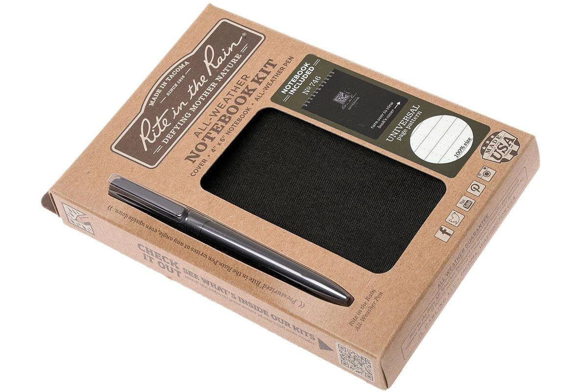 Rite In The Rain Pocket Top Spiral Kit Black, 746B-KIT 5 Rite In The Rain Pocket Top Spiral Kit Black, 746B-KIT - Billede 5