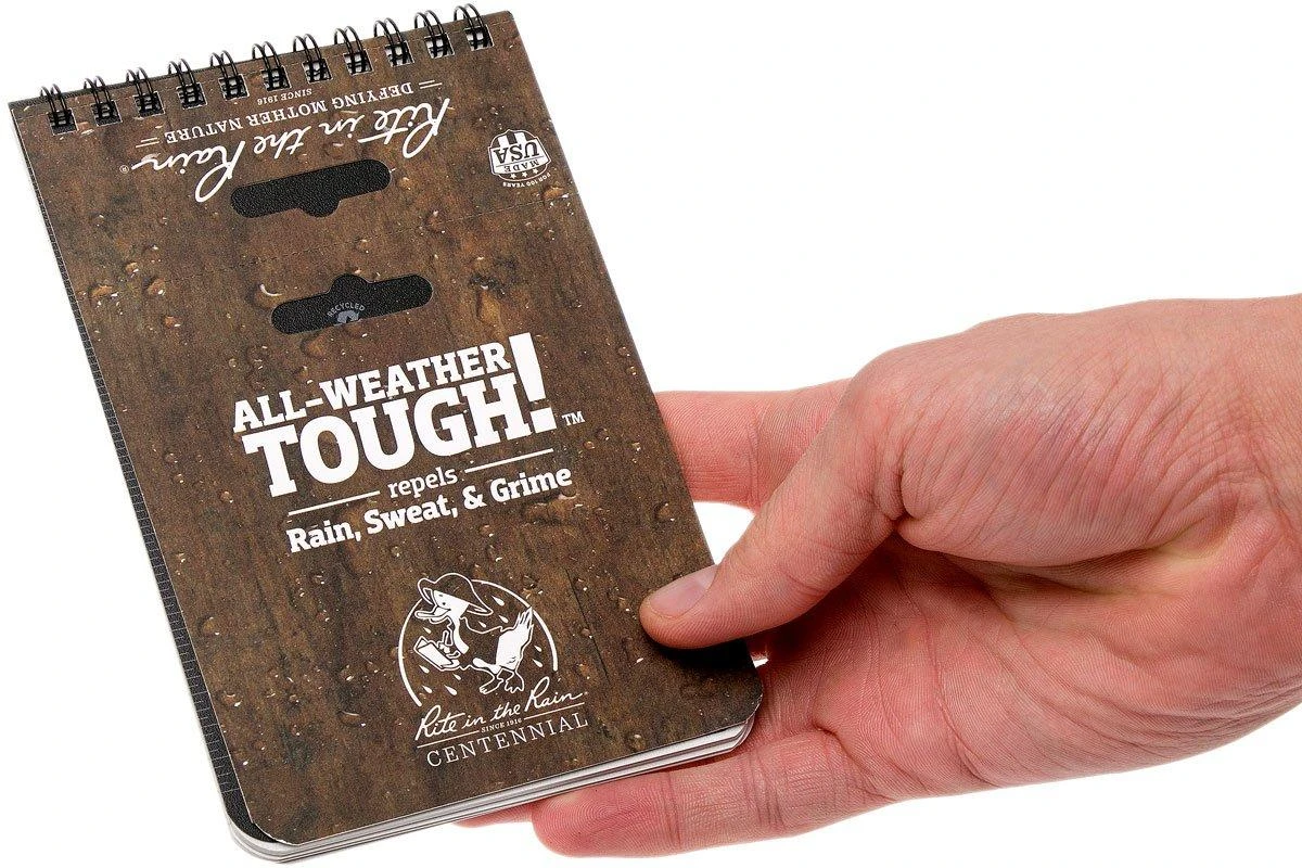 Rite In The Rain Notebook 4 X 6 Black, 746 3 Rite In The Rain Notebook 4 X 6 Black, 746 - Billede 3