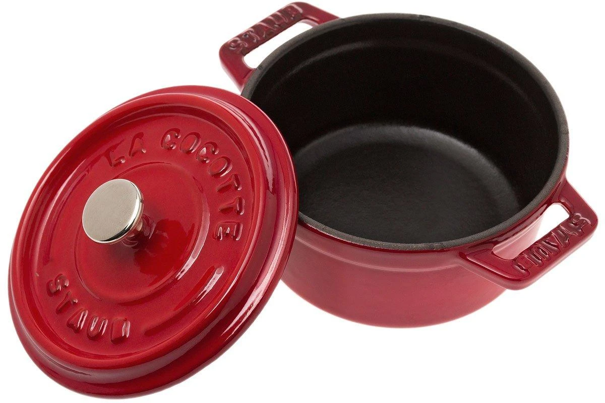 Staub Mini Casserole-cocotte 10cm, 0,25 L Red 2 Staub Mini Casserole-cocotte 10cm, 0,25 L Red - Billede 2