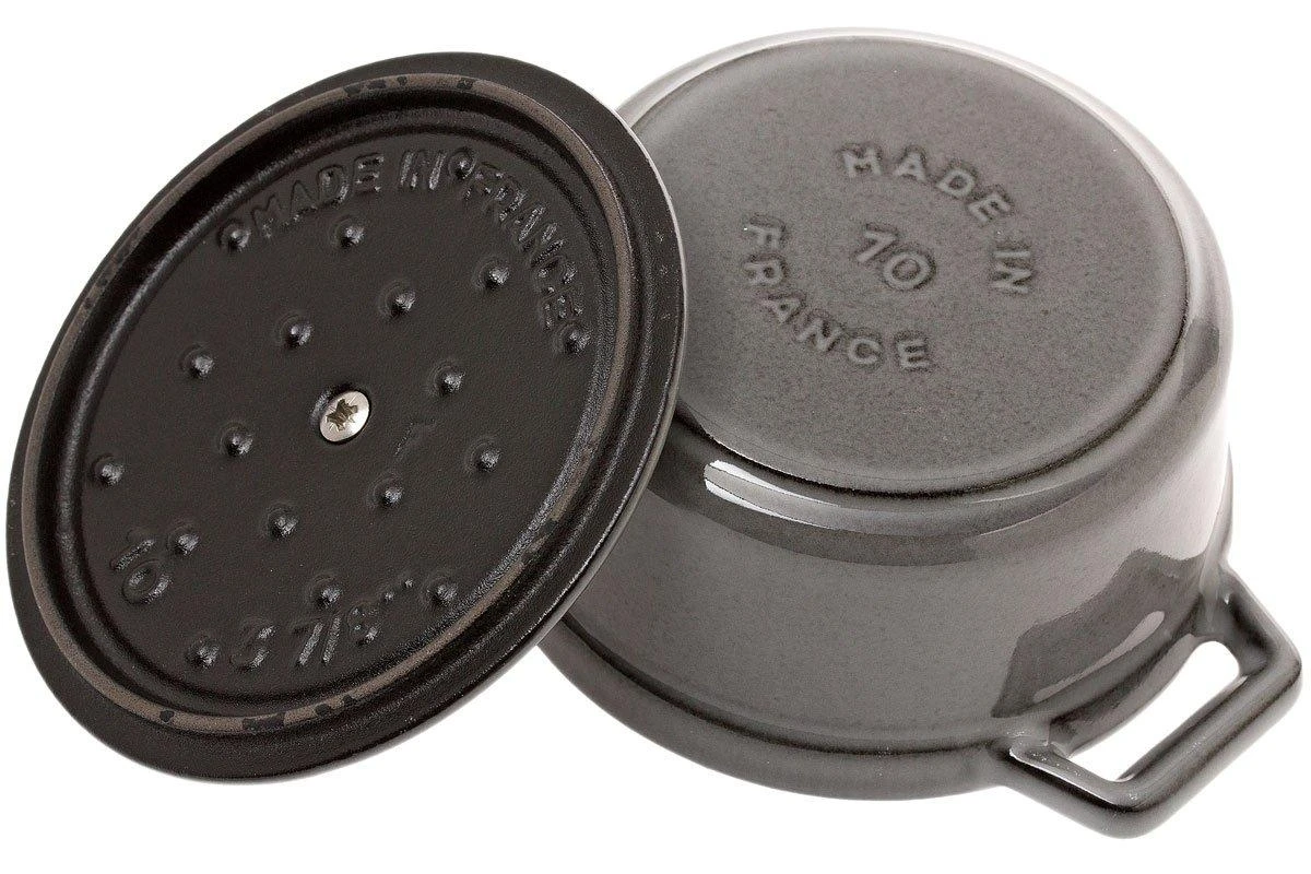 Staub Mini Casserole-cocotte 10 Cm, 0,25 L Grey 3 Staub Mini Casserole-cocotte 10 Cm, 0,25 L Grey - Billede 3