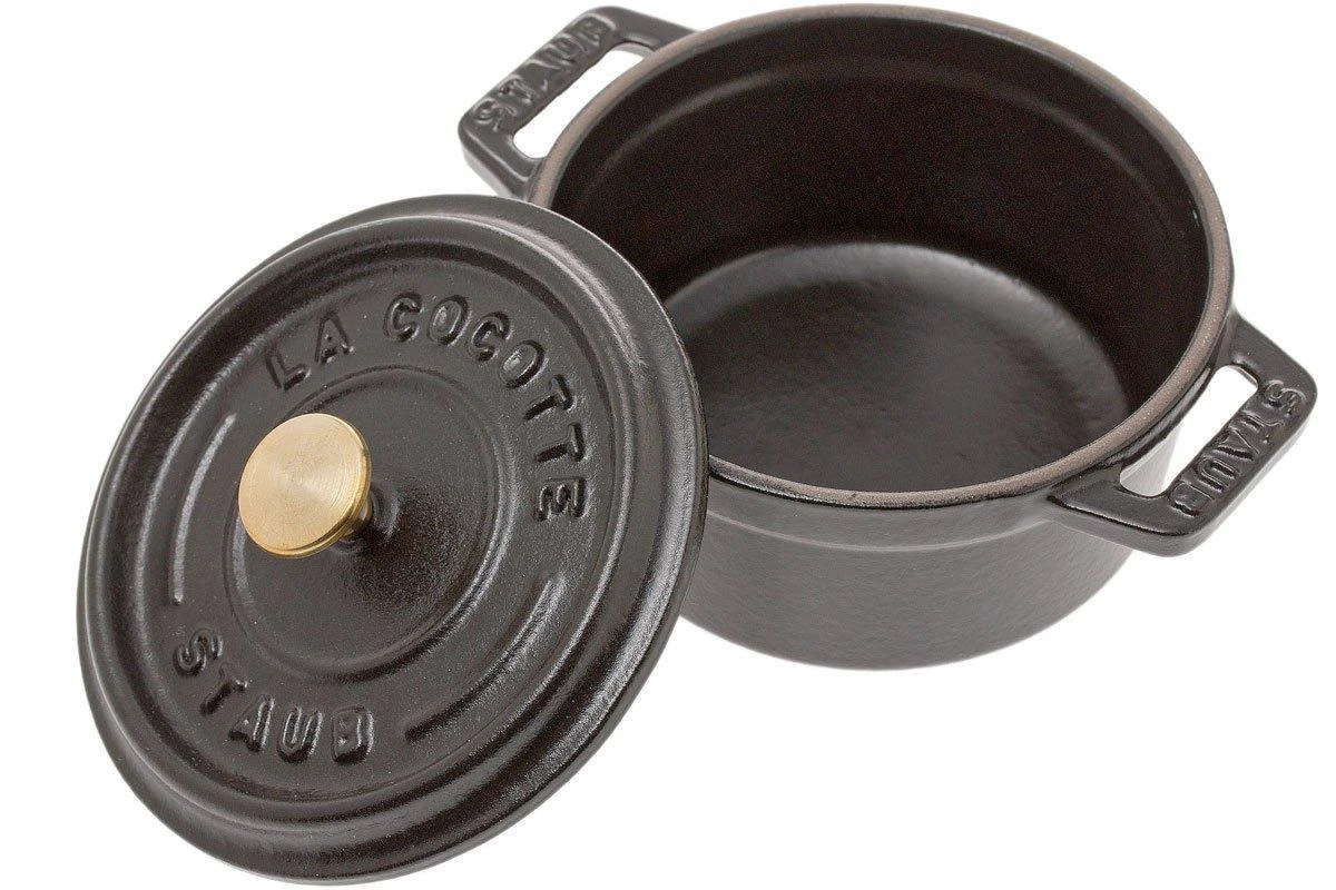 Staub Mini Casserole-cocotte 10 Cm, 0,25 L Black 2 Staub Mini Casserole-cocotte 10 Cm, 0,25 L Black - Billede 2